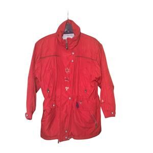 Vintage OBERMEYER Angelika Red Parka Insulated Ski Jacket Women’s 10